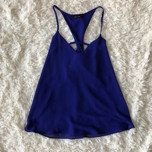 Royal Blue sheer top